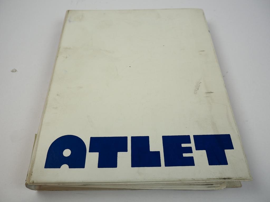 Atlet 100 ST 345 AJN Fahrstapler Wartung Pflege Anweisung Ersatzteilkatalog