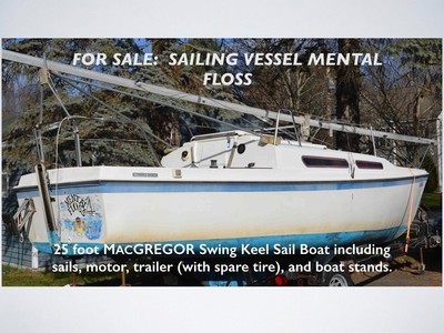 1982 25’ MacGregor Sailboat
