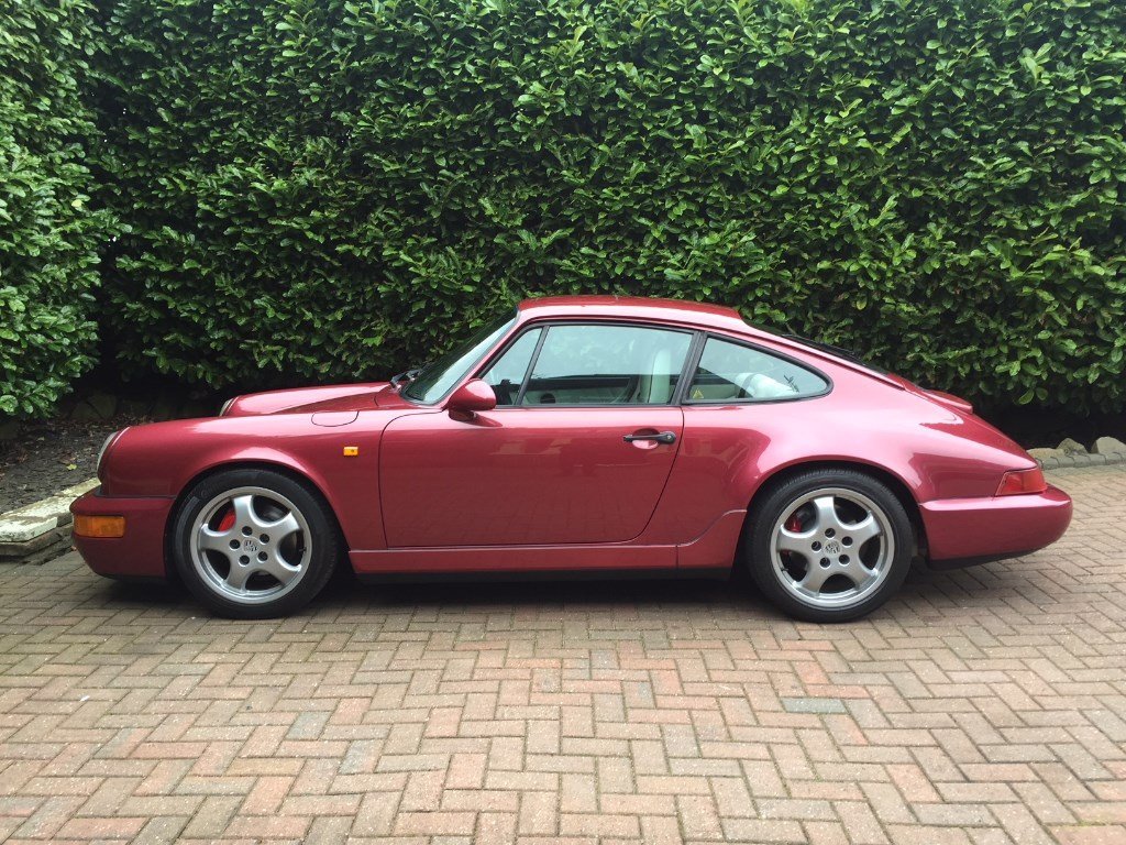 PORSCHE 911 964 CARRERA 2 1990 G PLATE 3.6 MANUAL RED SPORTS CAR