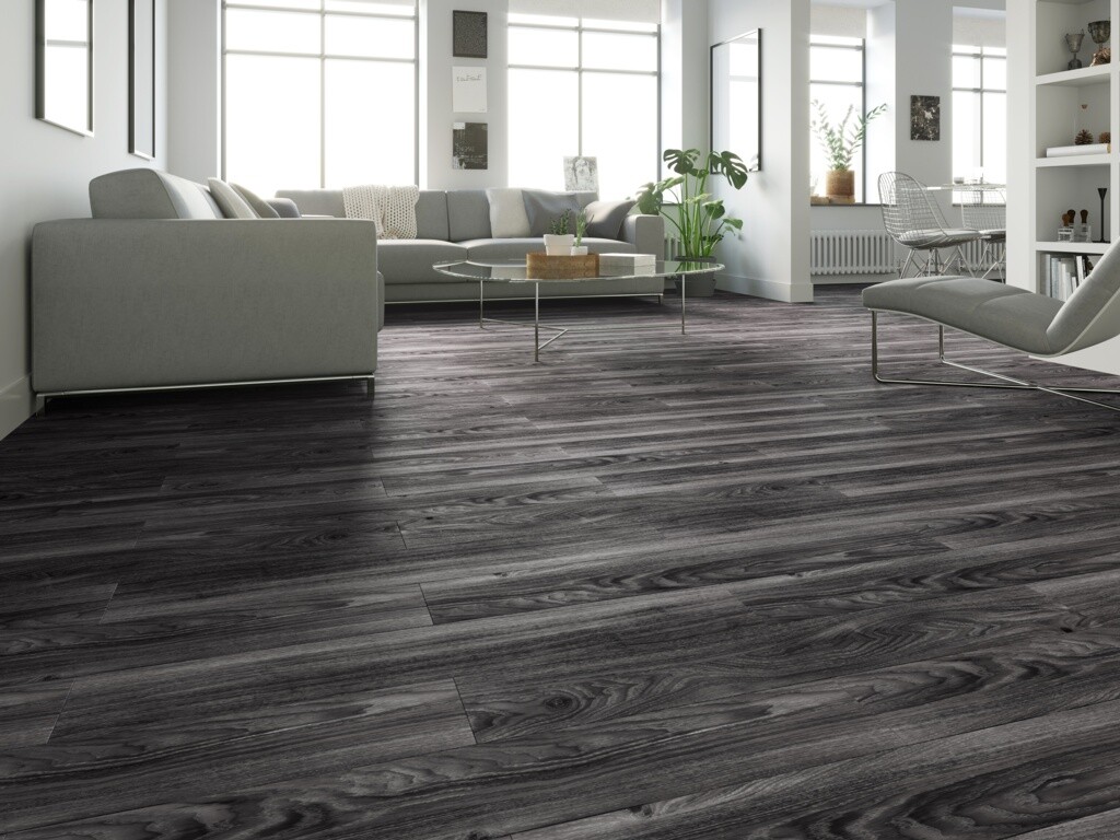 ザ・グリード Woodside Luxury Vinyl Click Flooring Urban Grey 1.4025m2 | eBay