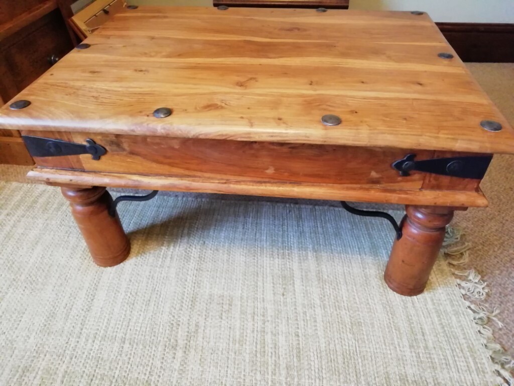 Solid dark wood coffee table | in Retford, Nottinghamshire | Gumtree