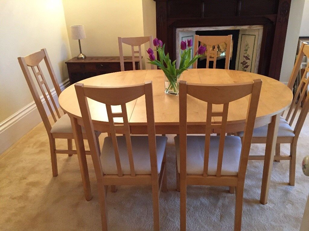 IKEA Extendable Dining Table and Six Chairs | in South Shields, Tyne