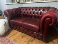 Compact 2 seater chesterfield sofa