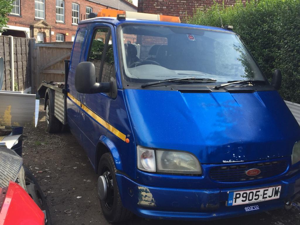 1996 ford transit recovery truck crew cab smiley px swap quick sale