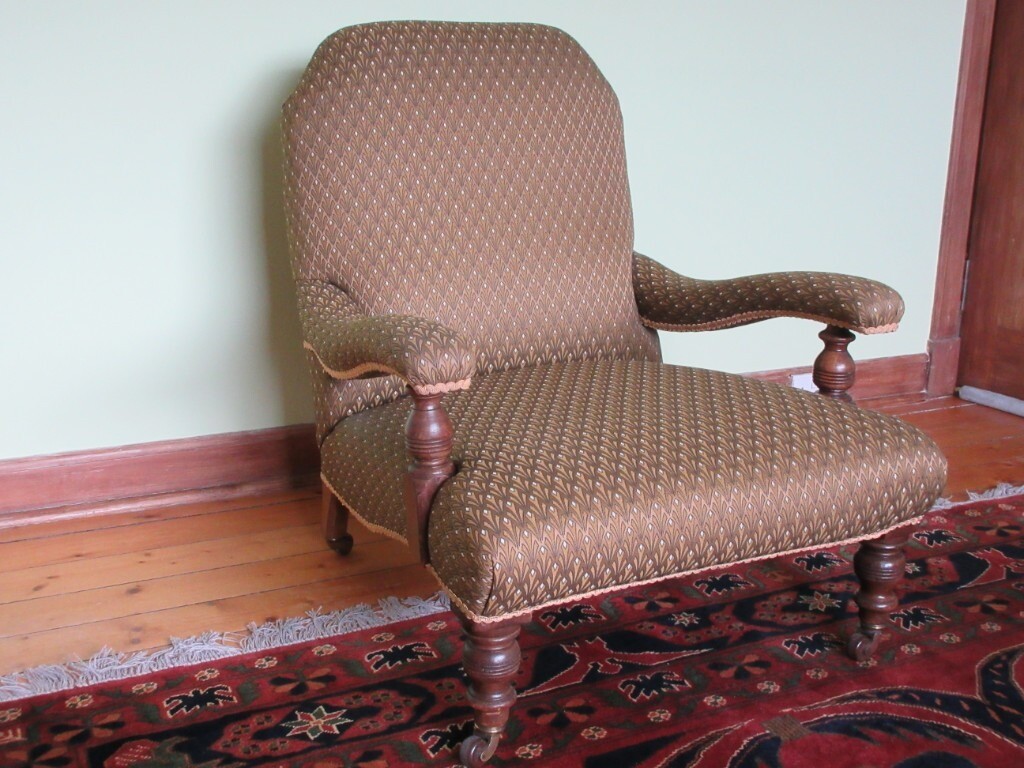 Upholstered Victorian Armchair in Edinburgh Gumtree