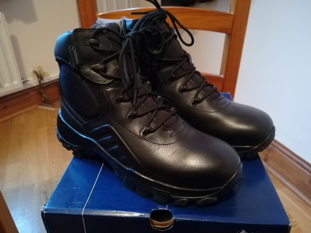 Bates 6 Inch Delta-6 GTX Side Zip Boot In Black, goretex lining | in Guisborough, North