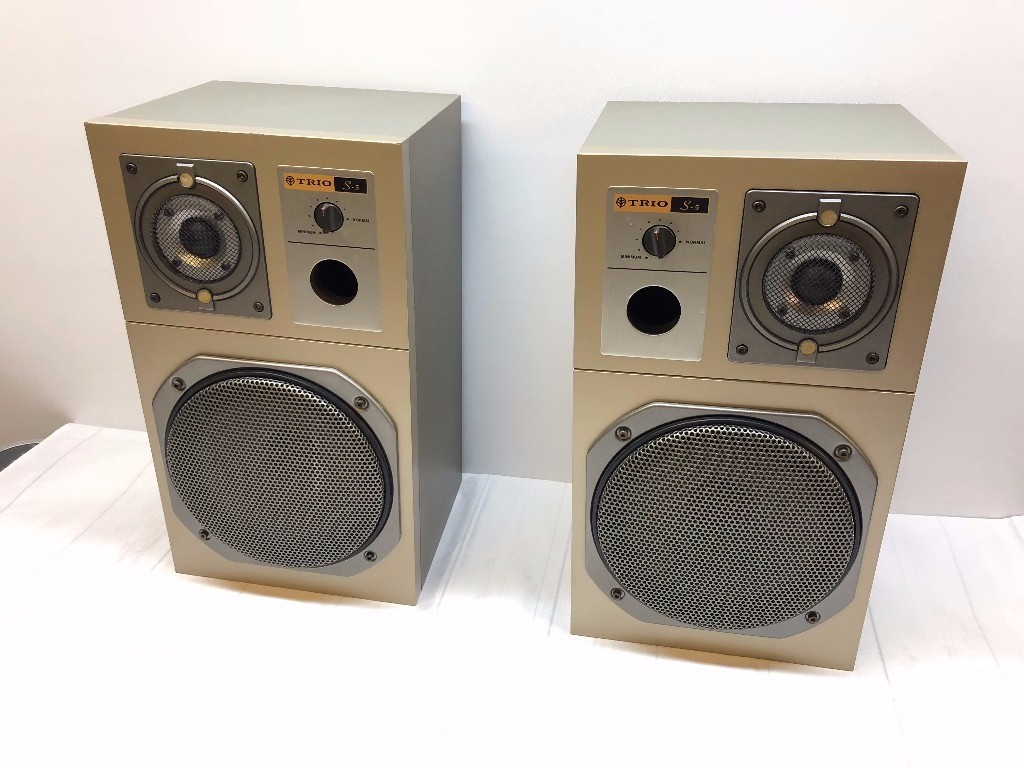 Vintage Kenwood Trio S5 speakers 80W 8ohm in Corfe Mullen, Dorset