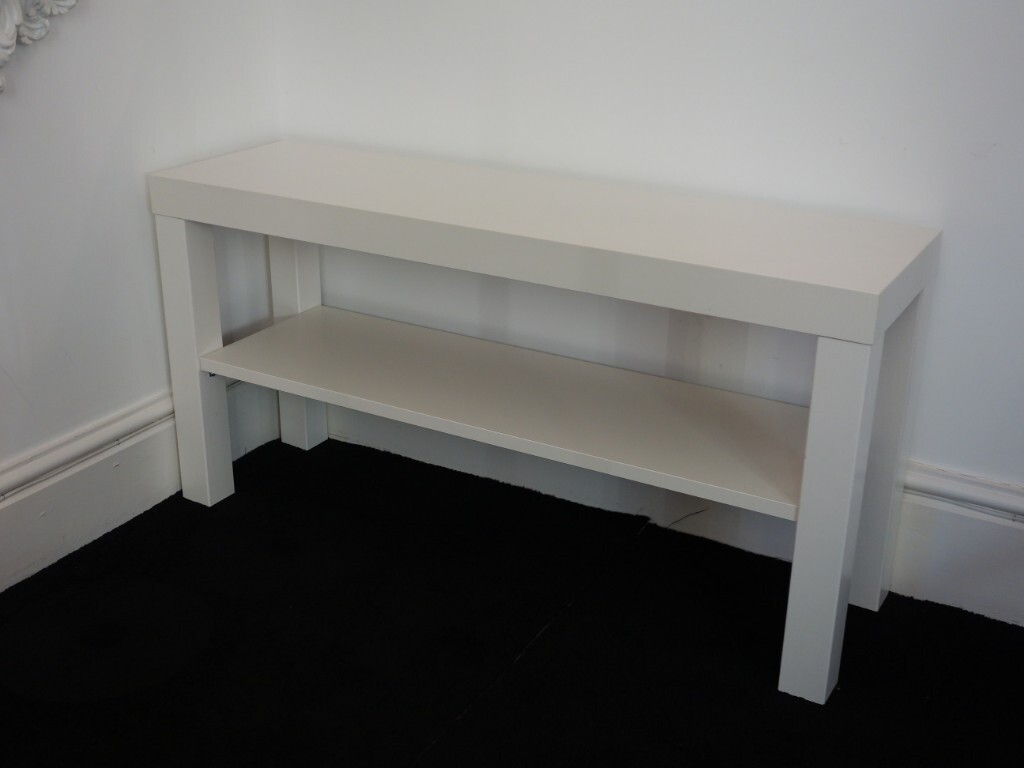  Ikea  Lack  Side Table TV  Bench Display Unit  White 