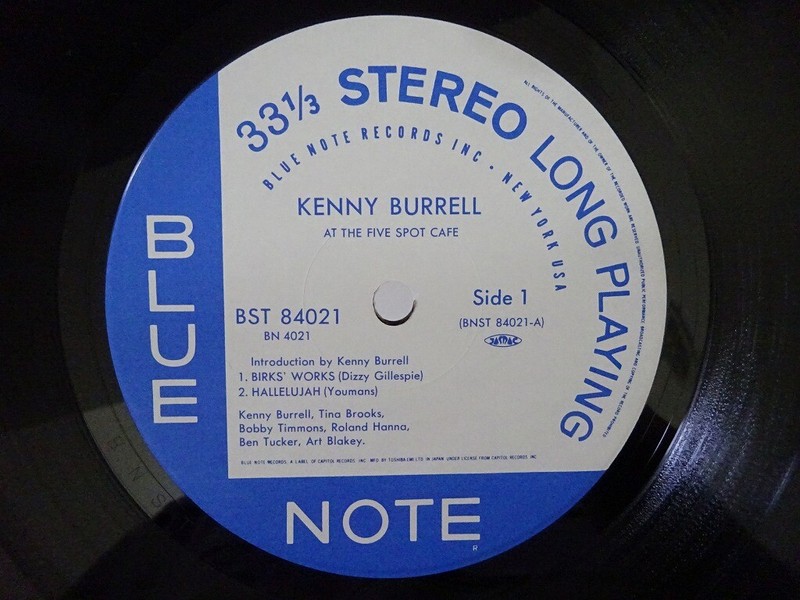 Kenny Burrell With ~ On View At The Five Spot ~ Blue Note