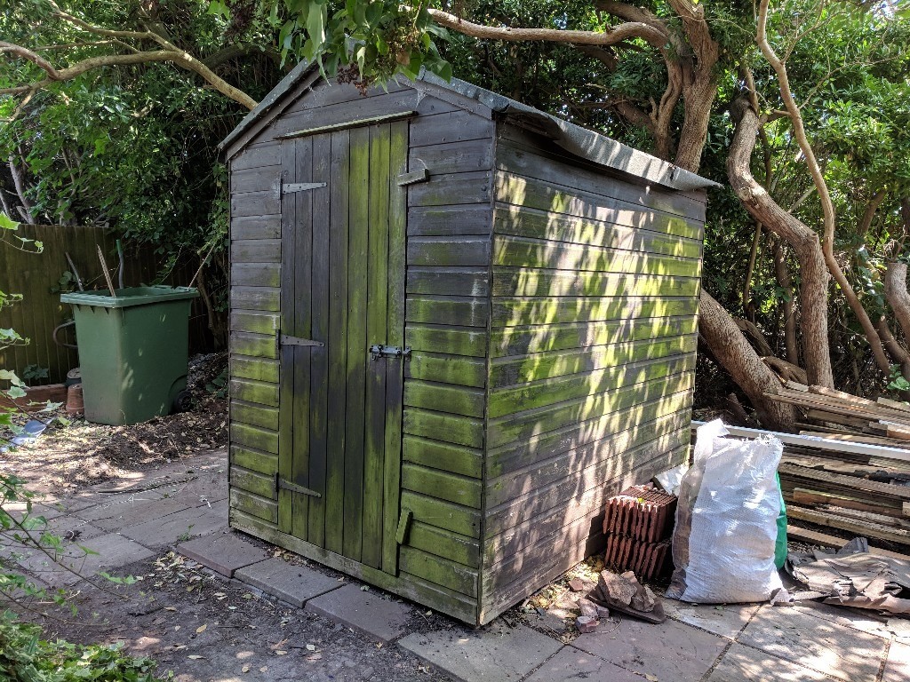 5x7' shed. 8mm tongue & groove.