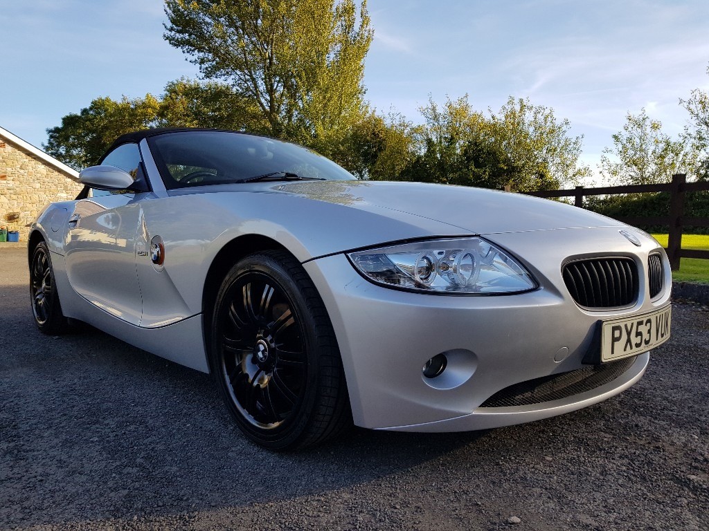 2003 BMW Z4 2.5i Convertible Manual Titan Silver Leather