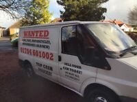 WANTED ALL VANS TRANSIT SPRINTER HI ACE LT BERLINGO RELAY DUCATO GOOD BAD OR UGLY