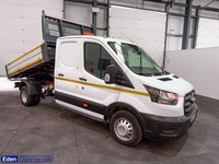 2021 21 FORD TRANSIT 2.0 350 LEADER CRC ECOBLUE DOUBLE CAB UTILITY TIPPER