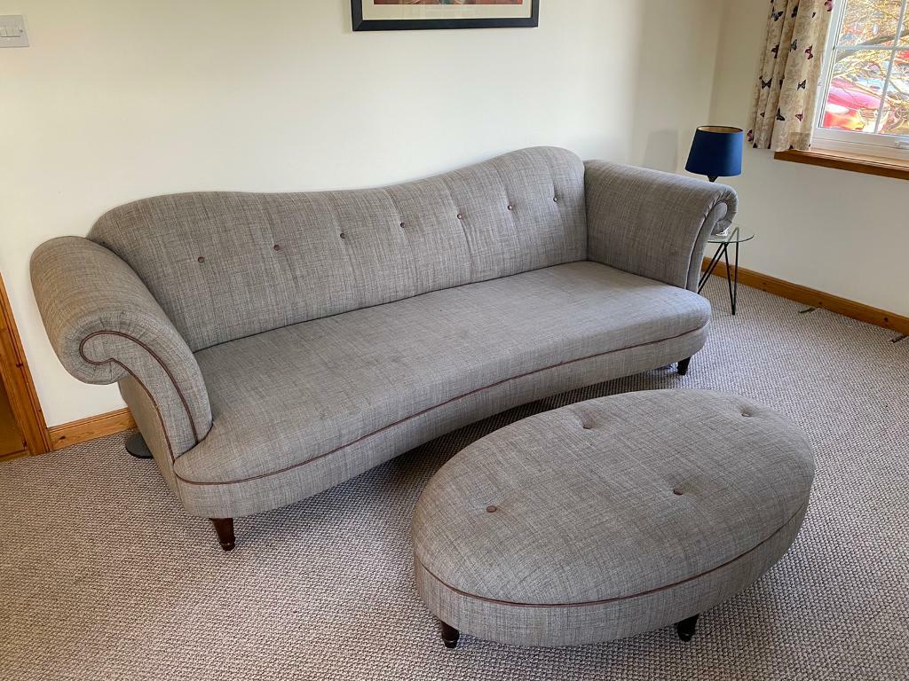 DFS Moray 4 seat and 2 seat Sofa Set with Footstool | in Livingston