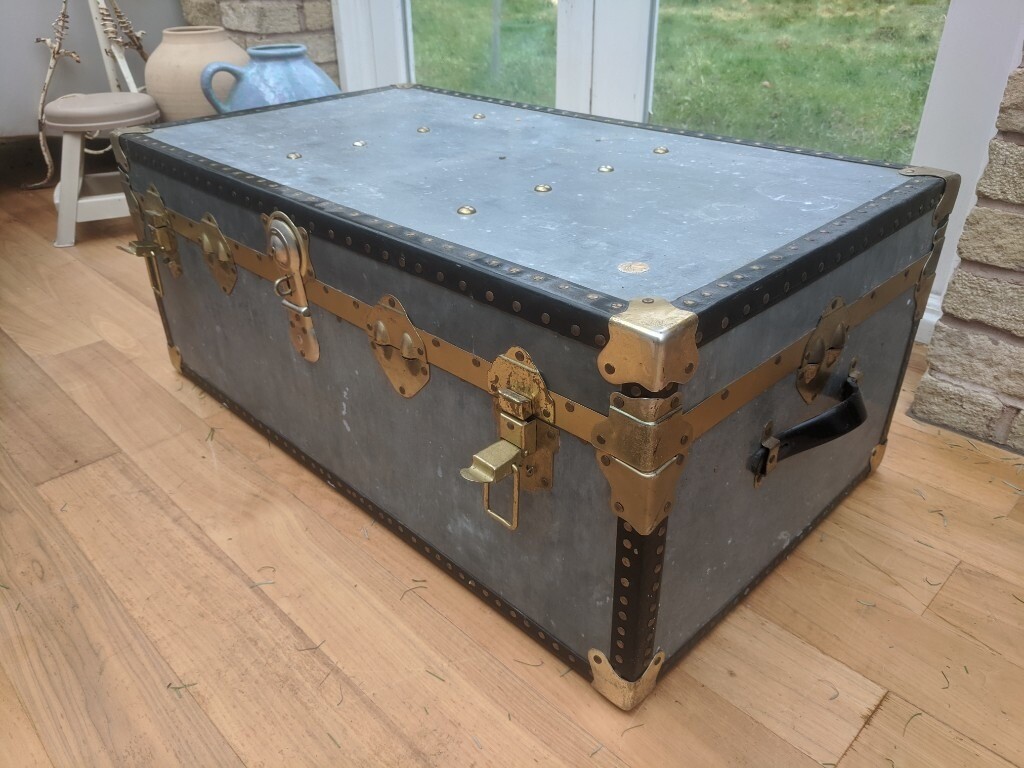 Vintage Metal Trunk in Northwich, Cheshire Gumtree