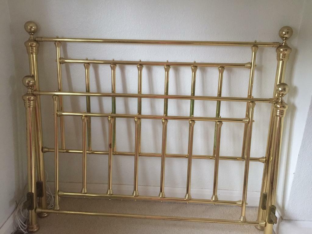 5ft Brass bed surround (head and foot board) in Gerrards Cross