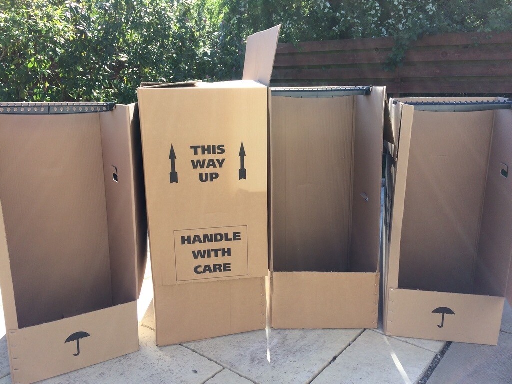 7 Strong Removal Wardrobe Cardboard Boxes In Bridge Of Allan