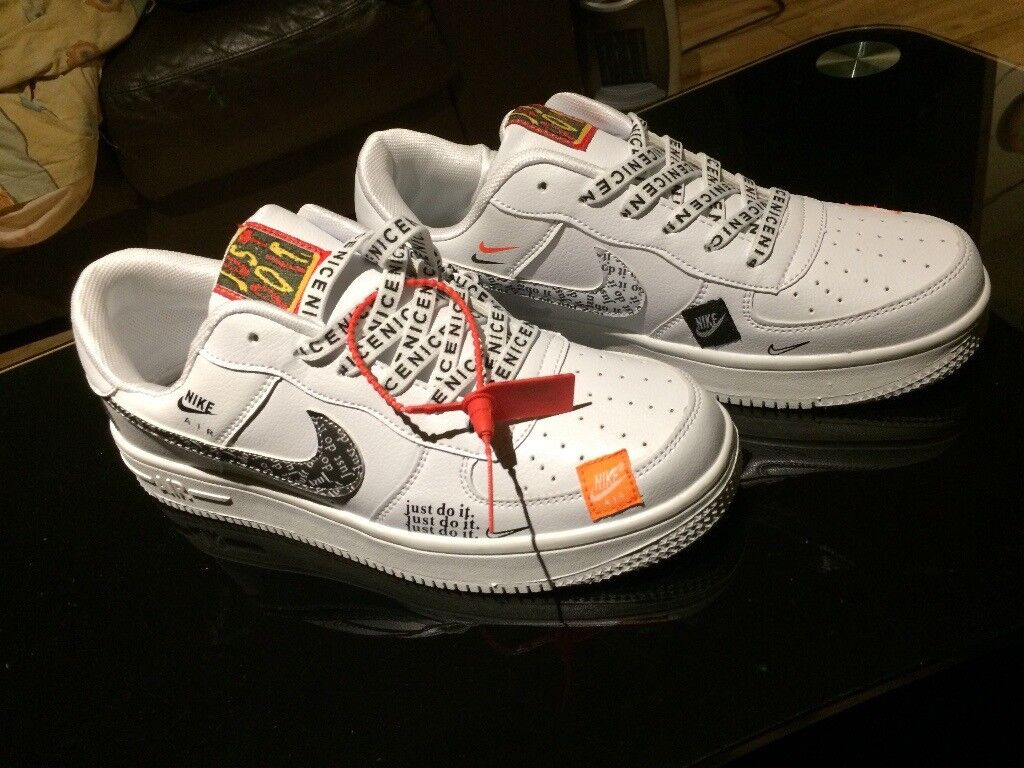 Nike Air Force 1 Premium Just Do It Limited Edition White | in Dagenham, London | Gumtree