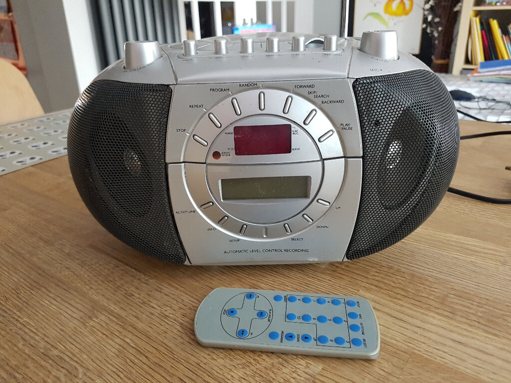 Bush DAB stereo with remote control. CD and cassette deck. in
