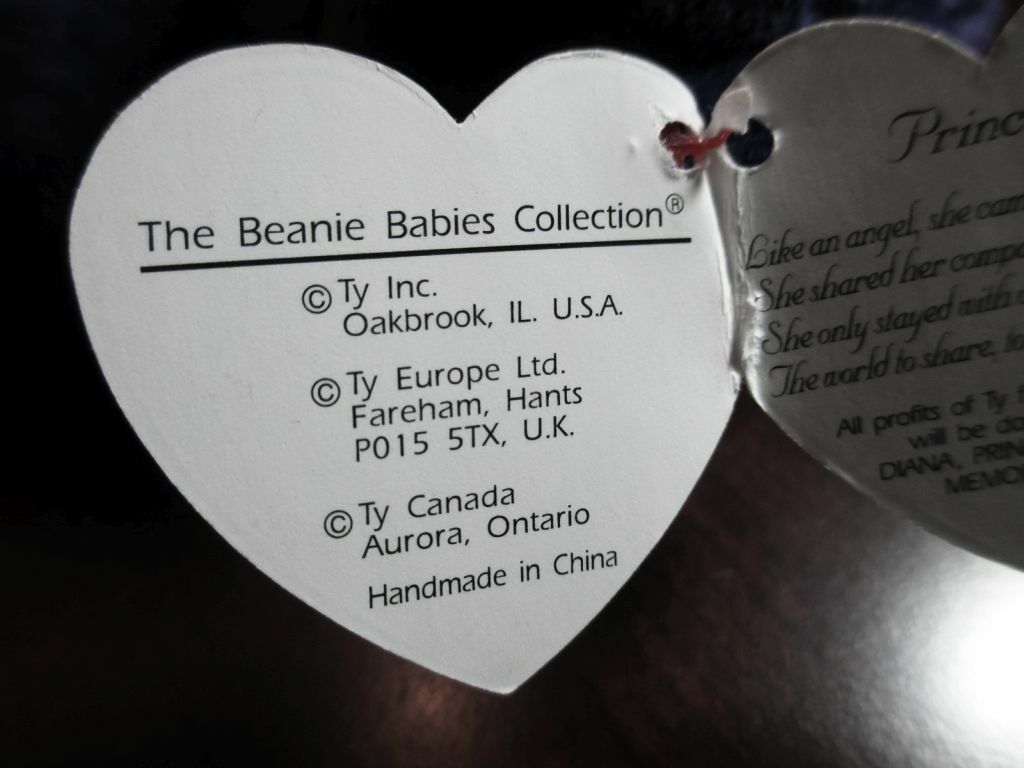 Early Princess Diana TY Bear