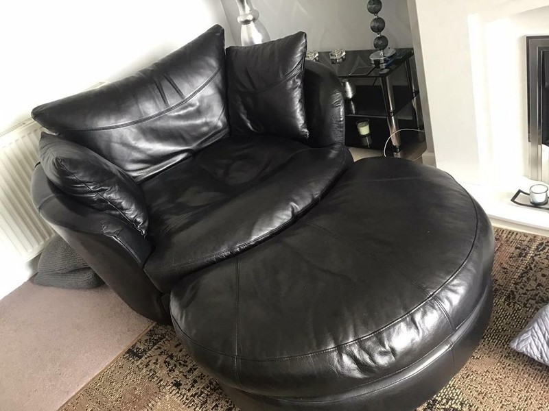 Leather Snuggle Chair for sale in UK View 33 bargains