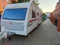 Venus 590 6 berth family caravan with motor mover