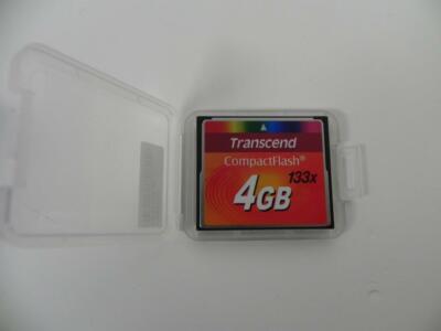 TS4GCF133 Transcend 4GB CompactFlash Card MLC NAND Flash 133X