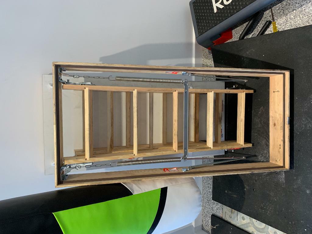 Fakro Wooden Loft Ladder And Hatch For High Ceilings In Durham