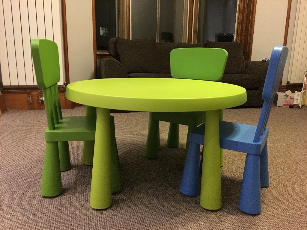 ikea children’s table and chairs  in aberdeen  gumtree