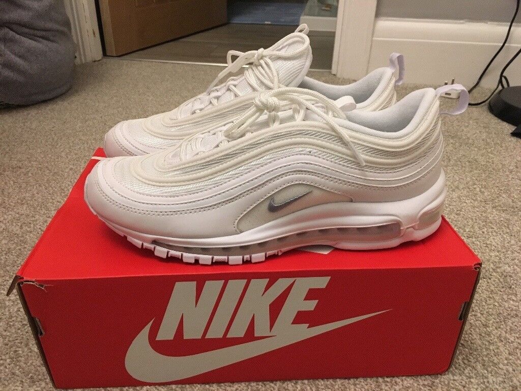 Nike Air max 97 triple white brand new size 9 | in Grays, Essex | Gumtree