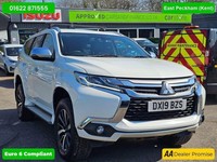 2019 Mitsubishi Shogun Sport White 2.4D 3 Euro 6 SUV, 102,000 miles, ULEZ compli