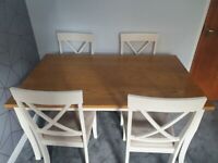 Dining Room Table and 4 Chairs 