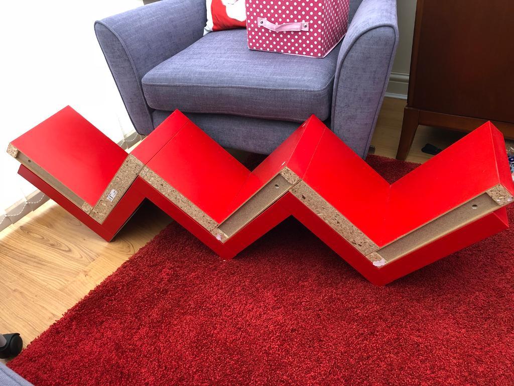 Ikea red shelves in Ilkeston, Derbyshire Gumtree