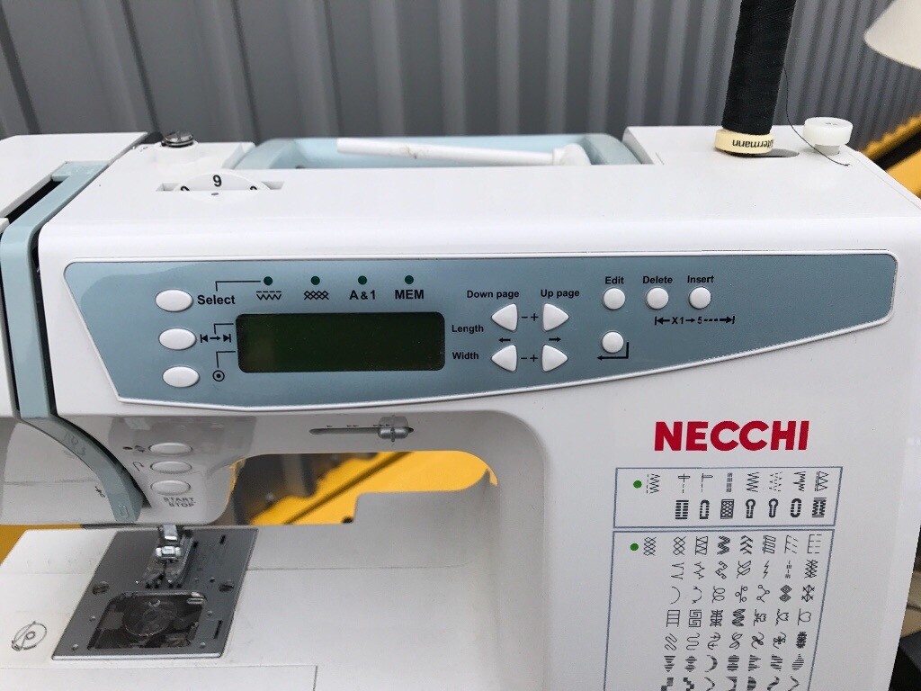 Necchi 681c computerised sewing machine for sale, excellent condition in Worthing, West Sussex