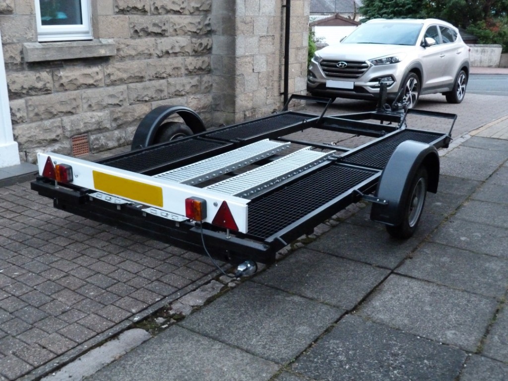 Single Axle 1800Kg Car Transport Trailer, Recently Rebuilt in
