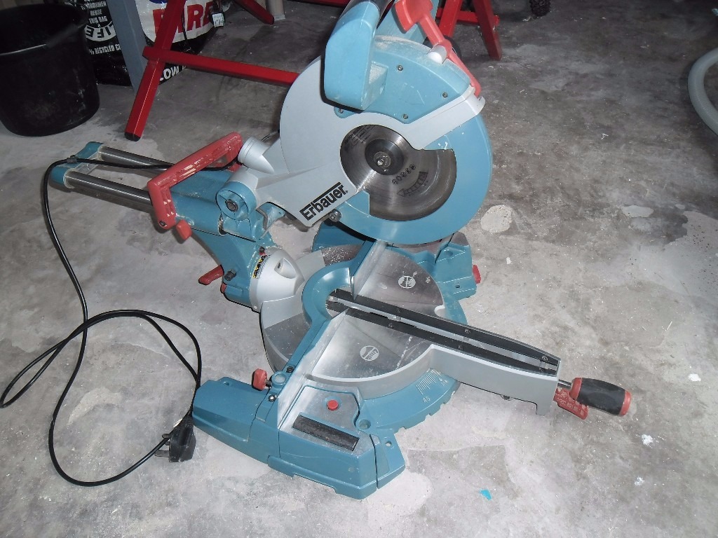 ERBAUER ERB238MSW 254MM (10") SINGLE BEVEL SLIDING MITRE SAW in Leigh