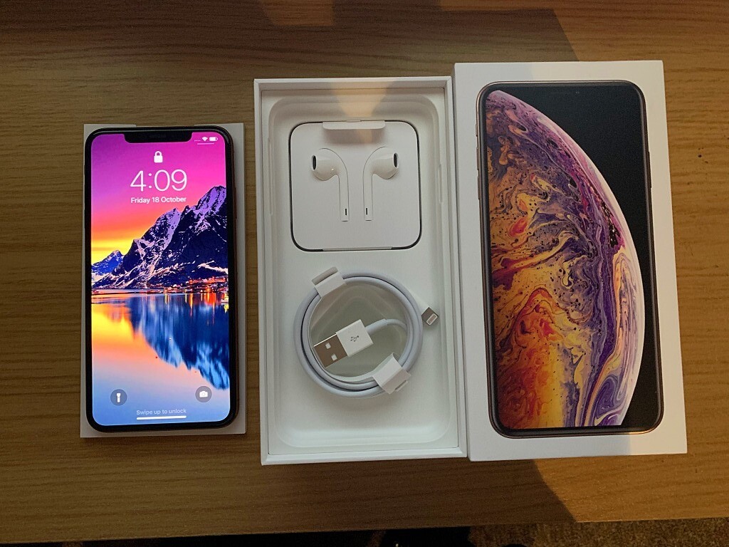 [URGENT] IPhone XS Max 64GB Gold - UNLOCKED - With Original Box - Very