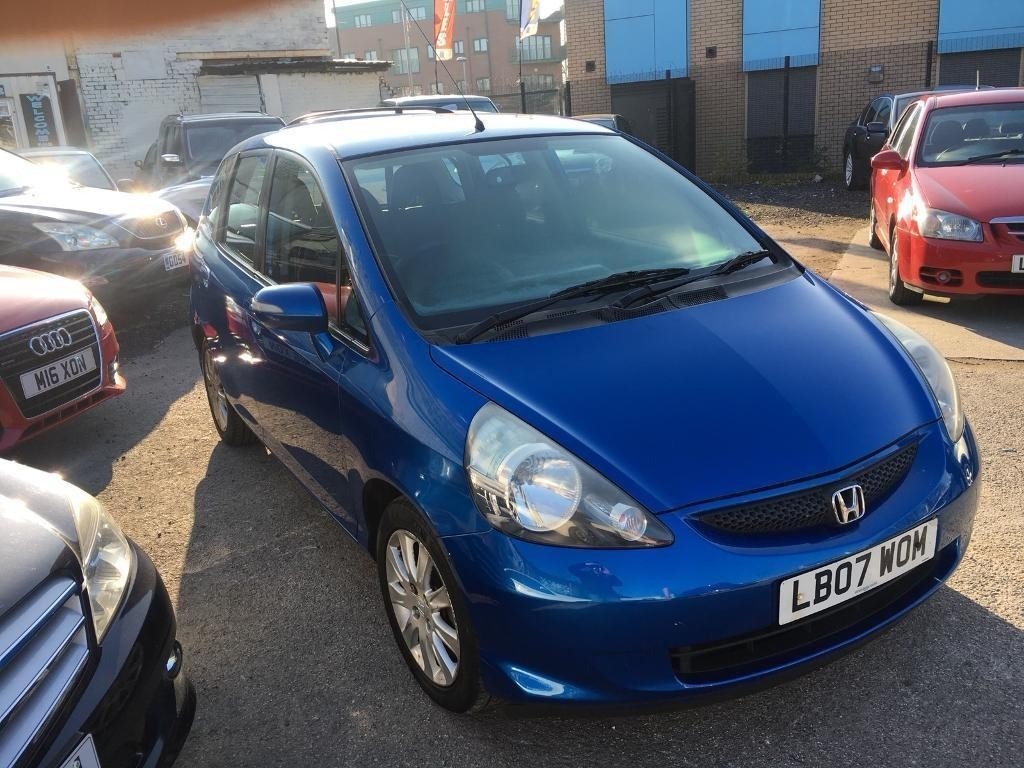 HONDA JAZZ AUTOMATIC 1.4 PETROL SE 5 DOORS HATCHBACK 2007 BLUE SUNROOF