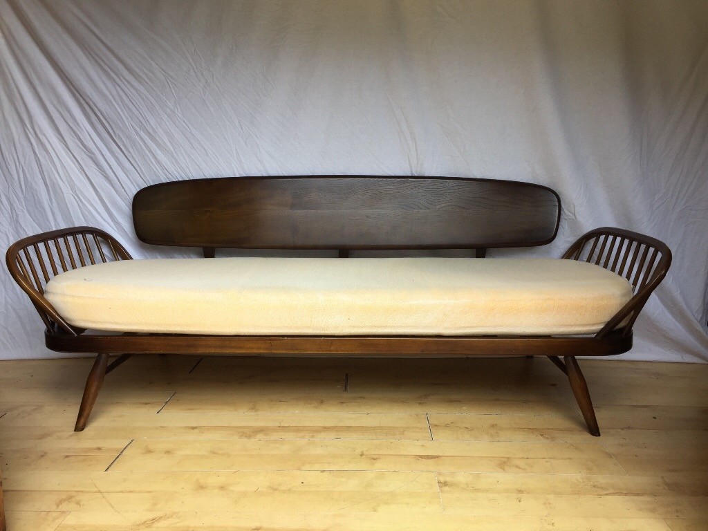 Classic vintage Ercol sofa day bed studio couch in Croydon, London