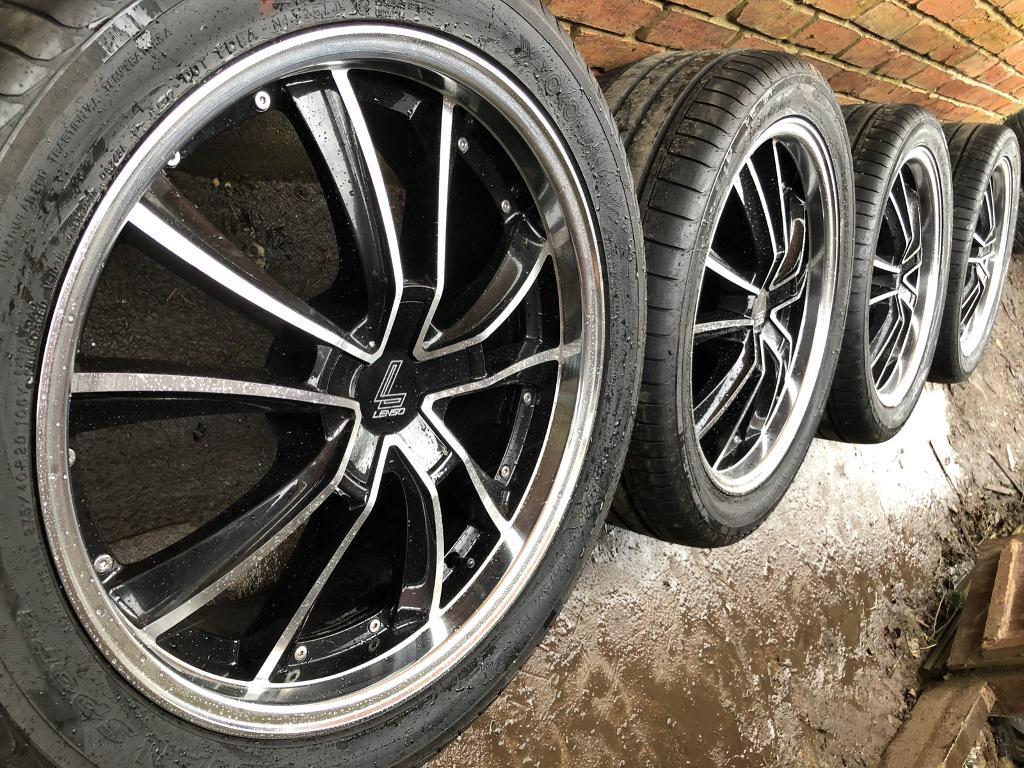 Brand New 20??? VW Transporter T6 T5 alloy wheels +tyres BMW X5 CAN POST ...