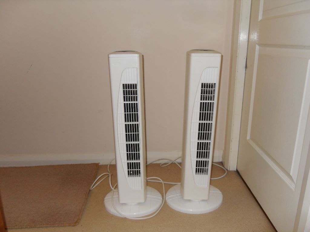 2 x Oscillating Homebase Tower Fans, 29inch in Hamilton, South