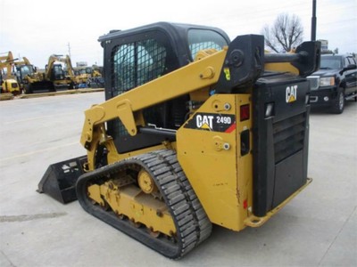 2016 CATERPILLAR 249D CAB HEAT AIR TRACK SKID STEER LOADER CAT 249 249D