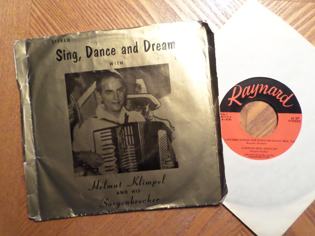 RAYNARD 45ep RECORDW/SLVE/HELMUT KLIMPEL SORGENBRECHER/SING