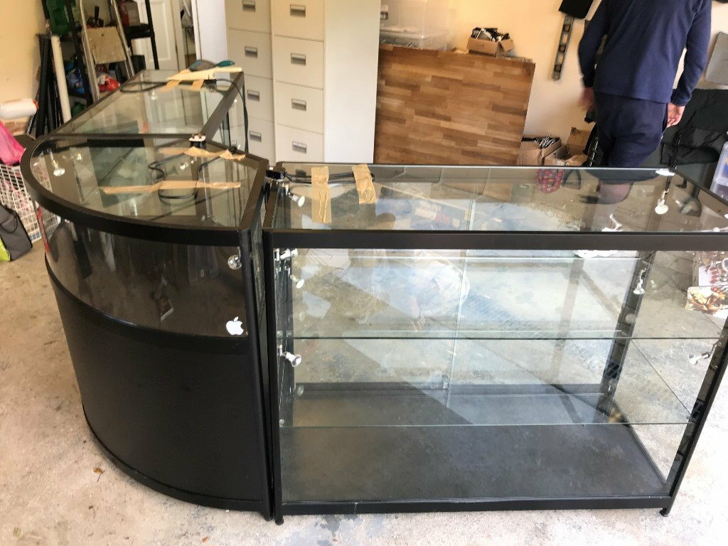 Shop Glass Display With LightsIdeal for Jewellers/Vape