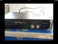 500 watt stage line pro amplifier 
