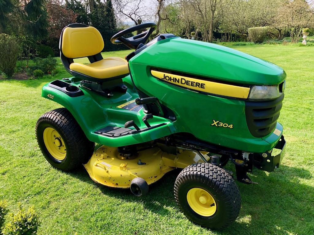 John Deere X304 Ride On Mower 42” Mulch Deck Lawnmower Honda/Countax/Stiga/Kubota in