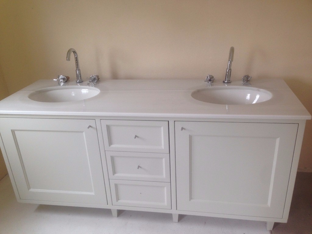 Bathroom Vanity Unit With Marble Top