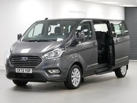72 TOURNEO CUSTOM 320 2.0 EBL 130 BHP L2 LONG TITANIUM AUTO 9 SEATER ( SAT NAV )