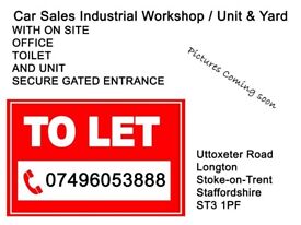 image for Car sales industrial workshop / unit & yard 