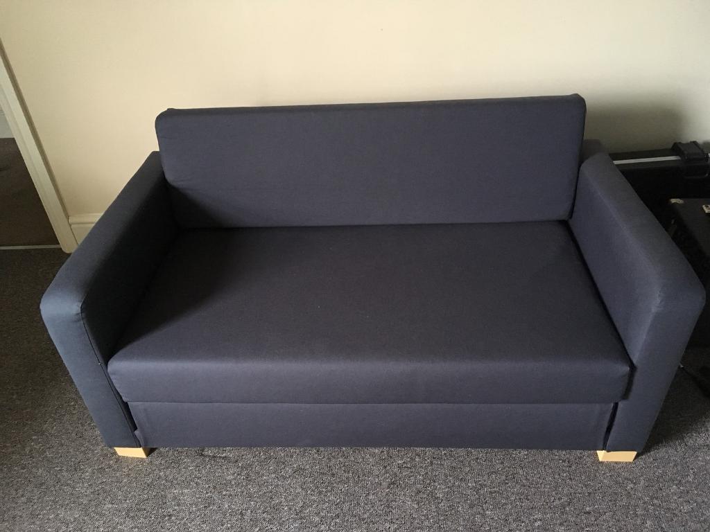 2 seater sofa bed beige ikea